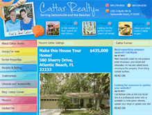 Tablet Screenshot of cattarrealty.com